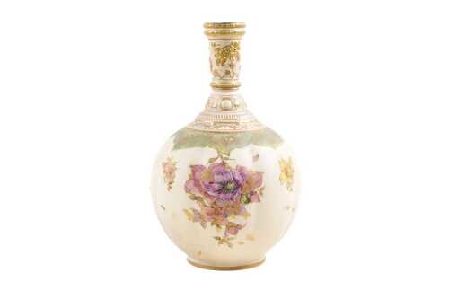 Antique Royal Crown Derby porcelain vase