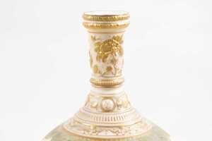 Antique Royal Crown Derby porcelain vase - 4