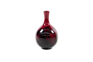 Two Royal Doulton flambe porcelain vases - 2