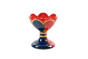 Royal Doulton Flambe limited edition porcelain egg and stand - 3