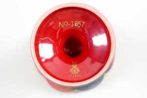 Royal Doulton Flambe limited edition porcelain egg and stand - 4