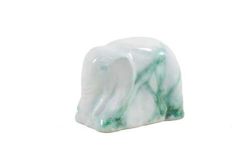 Royal Doulton 'Chinese Jade' porcelain elephant figure