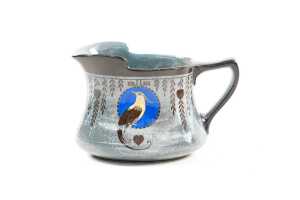 Royal Doulton Titanian Ware 'Bird of Paradise' porcelain four piec tea service - 5