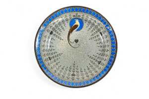 Three Royal Doulton Titanian Ware 'Bird of Paradise' porcelain plates - 2