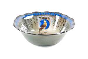Three Royal Doulton Titanian Ware 'Bird of Paradise' porcelain pieces - 3