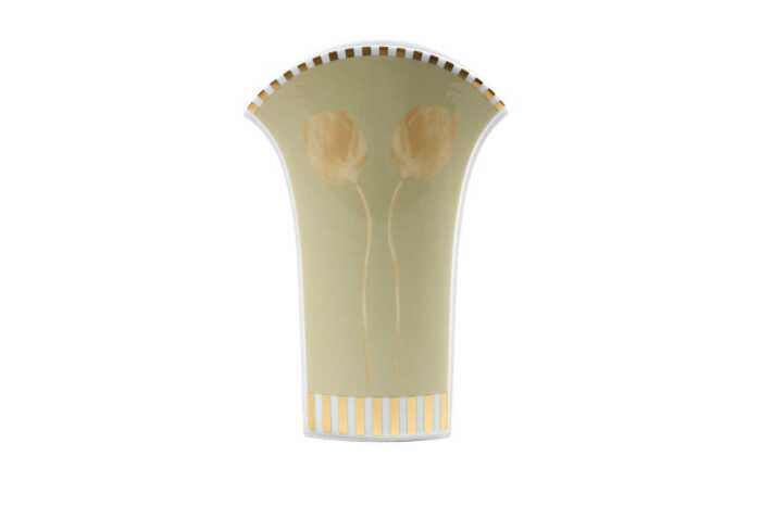Rosenthal Studio Linie fan shaped porcelain vase