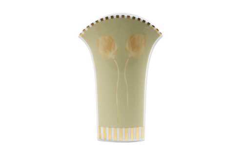 Rosenthal Studio Linie fan shaped porcelain vase