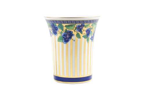 Rosenthal Versace 'Wild Flora' porcelain vase