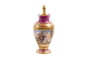 Meissen style porcelain coffee pot and creamer - 4