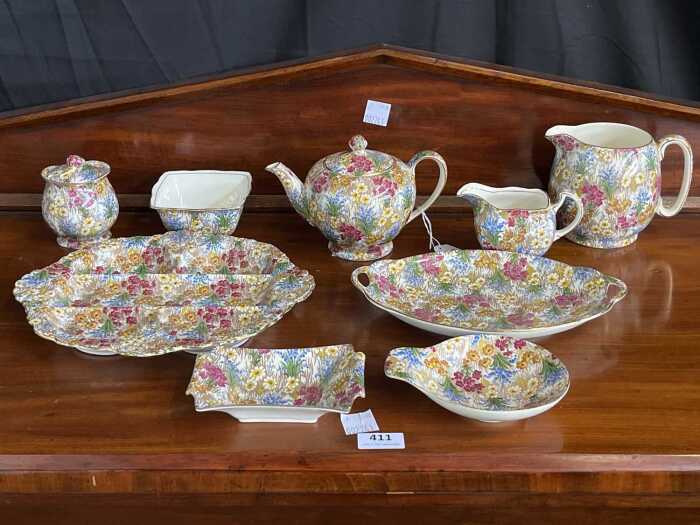 Collection of Royal Winton 'Marguerite' porcelain
