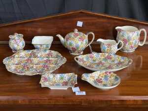 Collection of Royal Winton 'Marguerite' porcelain