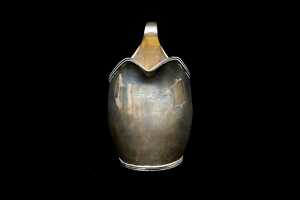 George III English sterling silver creamer, 1797 - 2