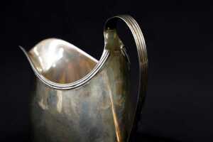 George III English sterling silver creamer, 1797 - 3