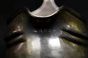 George III English sterling silver creamer, 1804 - 4