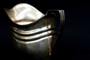George III English sterling silver creamer, 1804 - 3