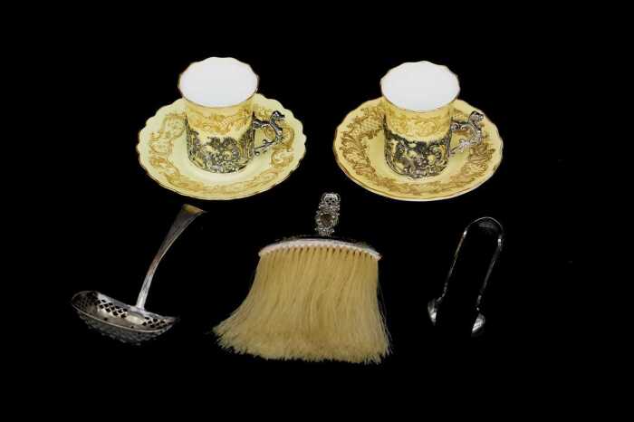 English sterling silver and mounted pieces