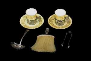 English sterling silver and mounted pieces