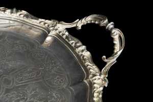 Antique Christofle silver-plated tray - 2