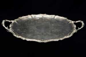 Antique Christofle silver-plated tray - 4