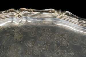 Antique Christofle silver-plated tray - 5