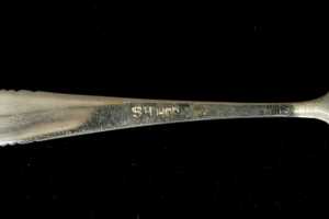 Six Thai silver spoons, plus a Tasmanian shell mounted souvenir spoons - 4