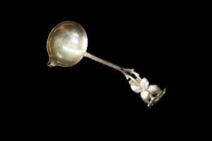 Group of Hildeshiem Rose German 835 silver cutlery, weight 107g - 4