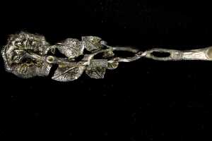 Group of Hildeshiem Rose German 835 silver cutlery, weight 97g - 4