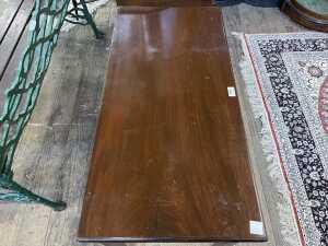 Georgian mahogany tea table - 4