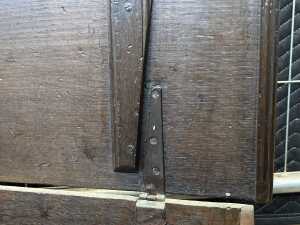 Georgian oak storage box - 5