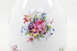 Royal Crown Derby 'posy' porcelain lamp base - 3