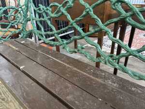 Antique style cast iron bench - 4