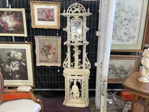 Victorian cast iron hallstand