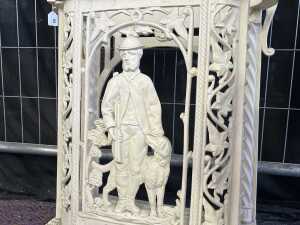 Victorian cast iron hallstand - 3