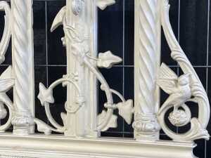 Victorian cast iron hallstand - 4