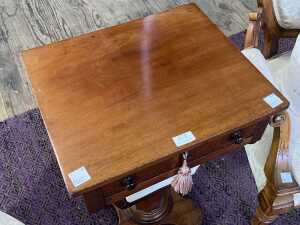 William IV mahogany sewing table - 2