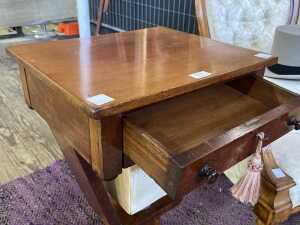 William IV mahogany sewing table - 3