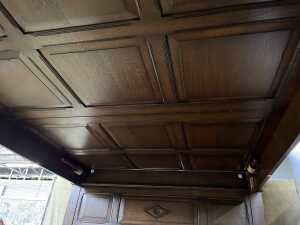 Jacobean style oak tester or four poster bed - 4