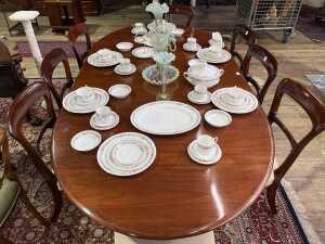 Victorian style mahogany nine piece dining suite - 2