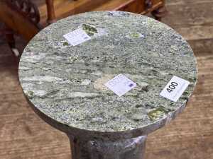 Green marble pedestal - 2
