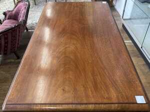 Antique walnut drop leaf table - 3