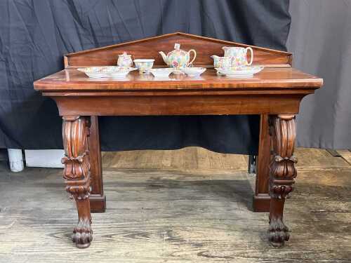 William IV mahogany console table