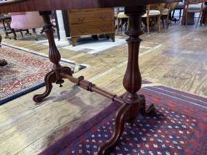 Antique style mahogany hall or occasional table - 3