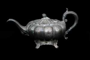 Victorian James Dixon and Sons silver plated four piece tea and coffee service - 4