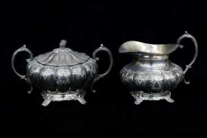 Victorian James Dixon and Sons silver plated four piece tea and coffee service - 5