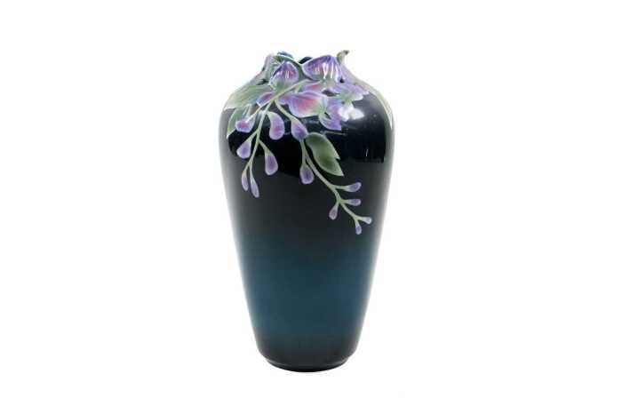Franz Wisteria porcelain vase
