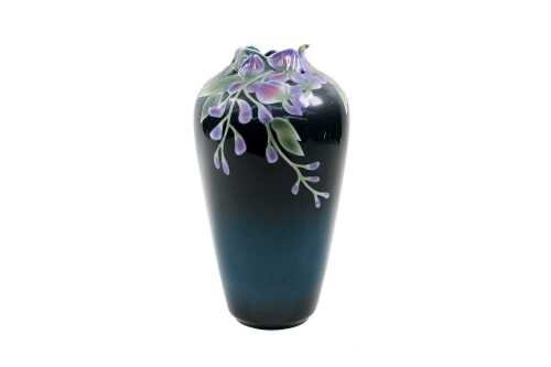Franz Wisteria porcelain vase