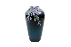 Franz Wisteria porcelain vase