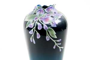 Franz Wisteria porcelain vase - 2