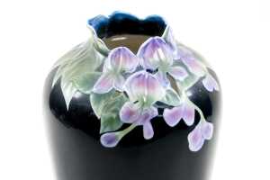 Franz Wisteria porcelain vase - 3