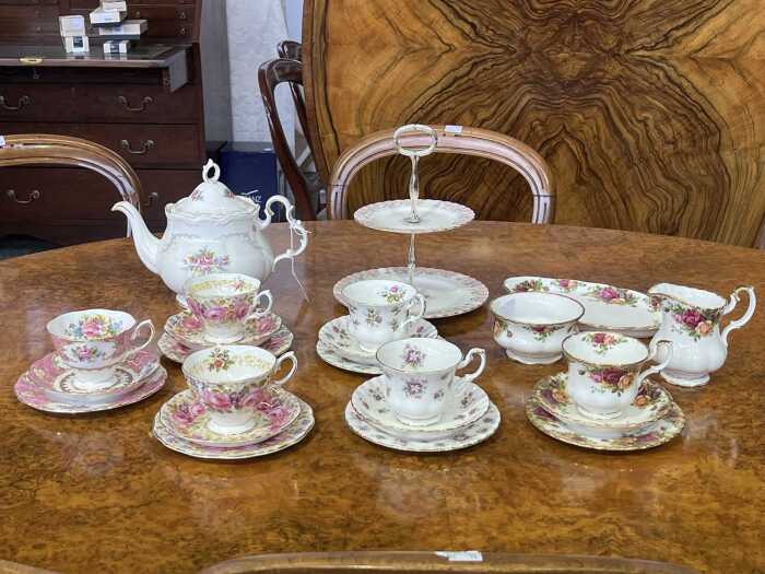 Royal Albert porcelain teaware